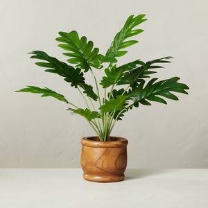 17” faux philodendron potted plant - Hearth & Hand with Magnolia